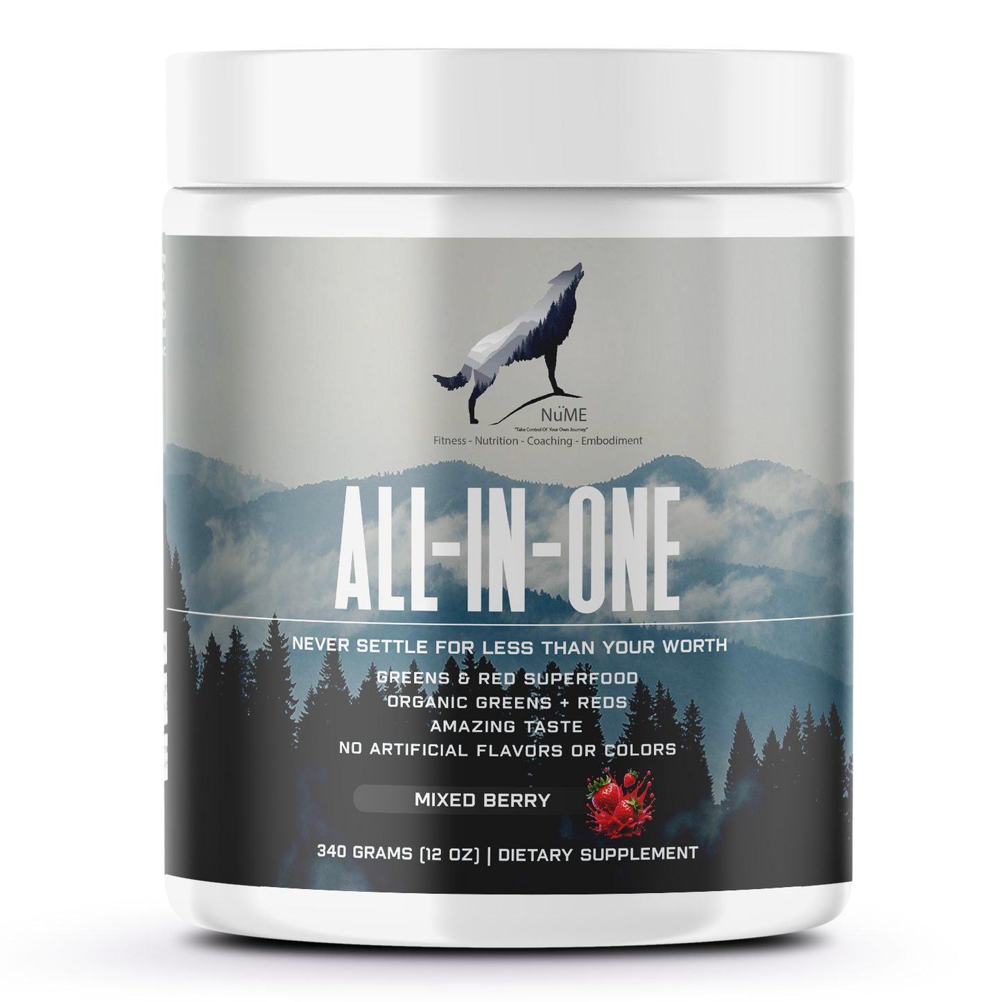 All-In-One Greens & Red SuperFood + Immune (Mixed Berry)