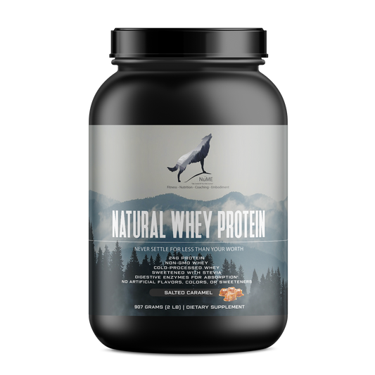 2lb Whey Natural Salted Caramel – 28 servings