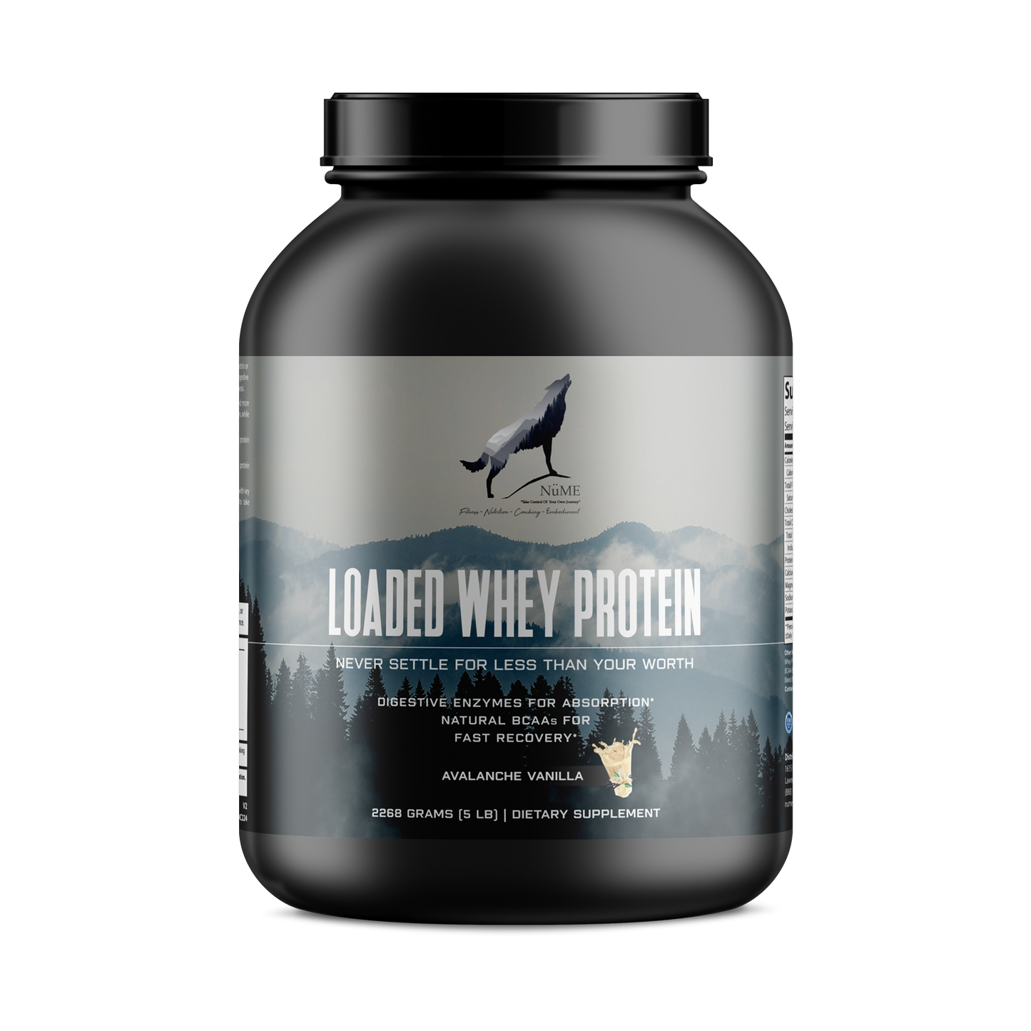 5lb Loaded Whey Protein Vanilla – 70 servings