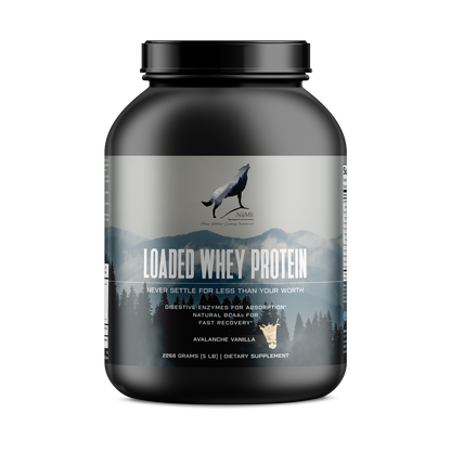 5lb Loaded Whey Protein Vanilla – 70 servings