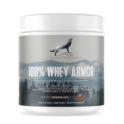 1lb 100% Whey Armor Isolate Protein Chocolate