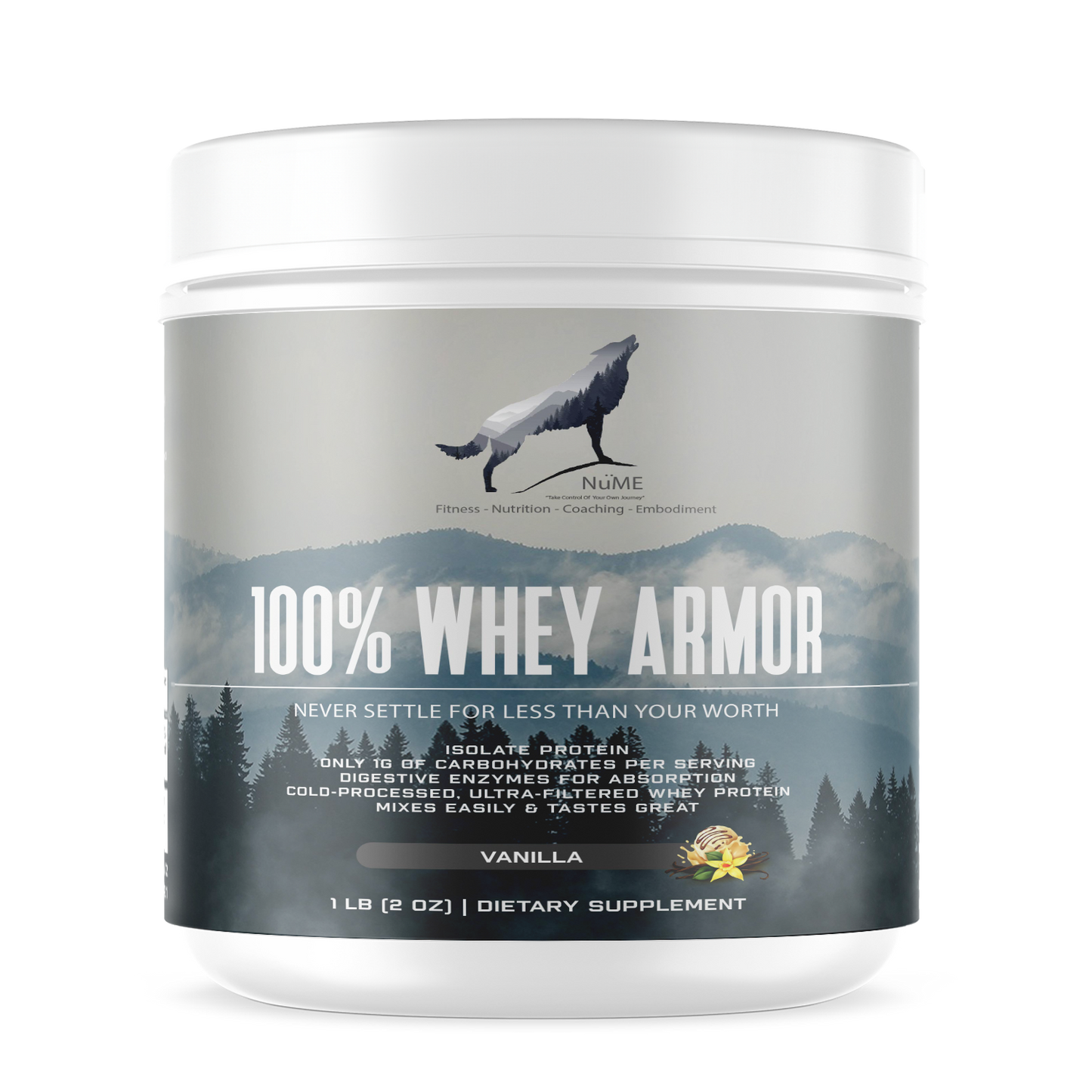 1lb Whey Armor Isolate Protein Berry