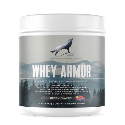 1lb Whey Armor Isolate Protein Berry