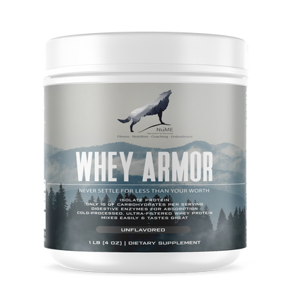 1lb Whey Armor Isolate Protein Unflavored