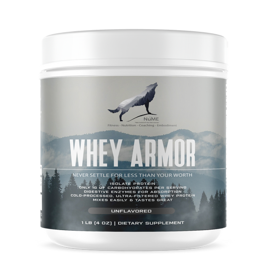 1lb Whey Armor Isolate Protein Unflavored