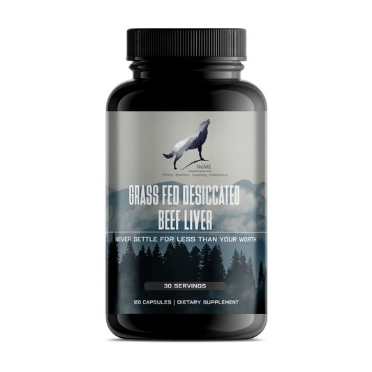 Grass Fed Desiccated Beef Liver Capsules