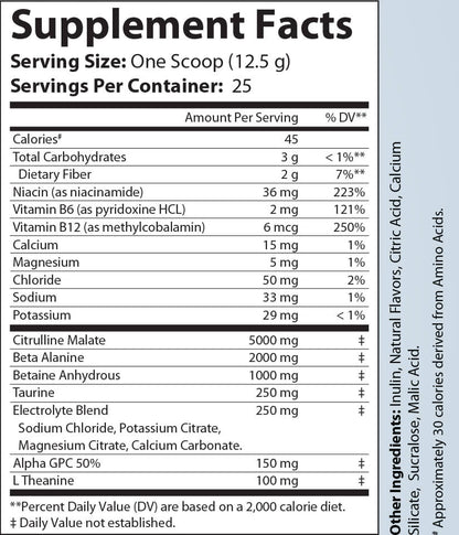 Pump Non-Stim Pre-Workout (Cherry Blast)