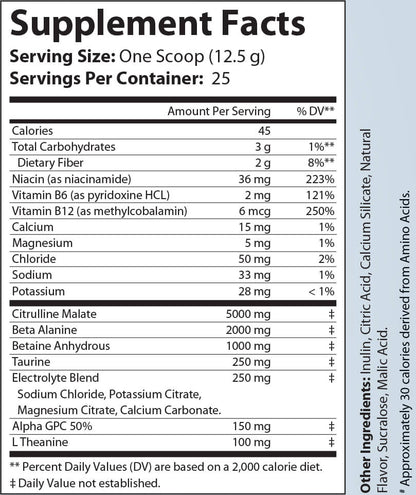 Non-Stim Pump Pre-Workout (Pineapple)