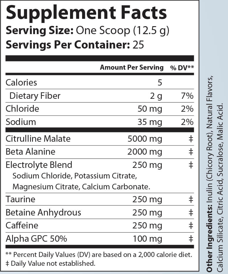 Pump Pre-Workout (Citrus Blast)